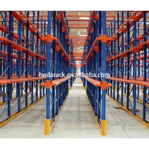 High-Capacity Drive-In Pallet Racking Storage System Drive-in Rack for LIFO Pallet Organization Drive in Racking Steel Units