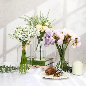 Custom Decorative Round Glass Vase