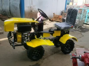 Long-Service 4-Wheel Ride-on Rotary Tiller Garden Cultivator for Mini Tractor for Farm Use