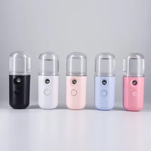 USB Rechargeable Nano Spray Beauty Equipment Mini Ultrasonic Nano Ionic Facial Steamer Moisturizer Handy Nano Mister