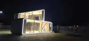 كابينة مكتب متنقلة معاصرة 40FT حاوية شحن