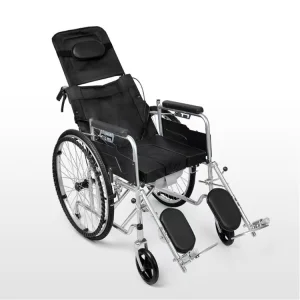 Lightweight Portable Reclining Manual Wheelchair for Handicapped Wheelchair Stair Climber for Old People