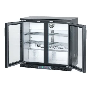 Commercial Double Door Back Bar Beer Fridge