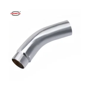 4"-5"/ 4"-6"/ 5"-6" Inlet Outlet 23 Inch Long Turndown Exhaust Pipe Steel Chrome Diesel Exhaust Elbow Tip