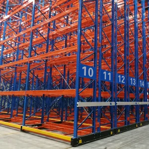 US Standard Steel Warehouse Storage Racks in Stocks Heavy Duty Teardrop Pallet Racking System