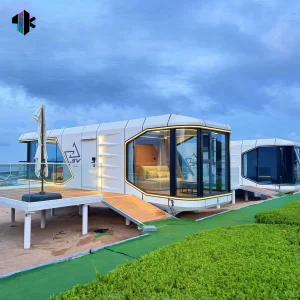 Customized Modular Space Capsule Houses with Insulated Shells and Intelligent Hotels