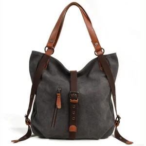 Mochila de lona vintage casual