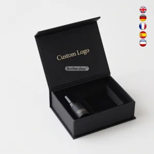 Eu Popular Luxury Biodegradable Magnetic Flip Box Custom Size Matte Cardboard Beauty And Skin Care Personalized Gift Box