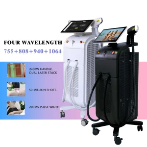 Weifang Km Ai-Powered 1600W 3-Wave Diode Laser System for Commercial Use Painless Hair Removal Skin Rejuvenation Laser 2400W