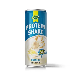 WANA Oatmeal Protein Shake 320ml Slim Can | 20g Protein Ready Drink | Nutritional Energy Beverage for Children Adults Coffee