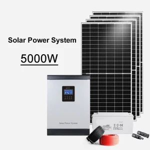 5-15kw Sistema de Almacenamiento Solar Fotovoltaico Residencial