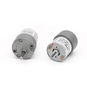 High Torque Mini Brushed DC Gear Motor 27mm 250RPM 12V