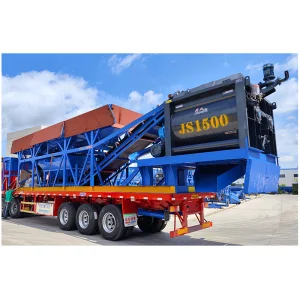 Xingye Free Foundation Mobile Ready Hzs90 Concrete Batching Mixing Plant Price