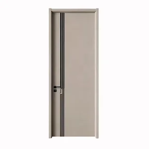 30X80 Fire Rated Wooden Door Hotel Interior Doors Portas De Madeira
