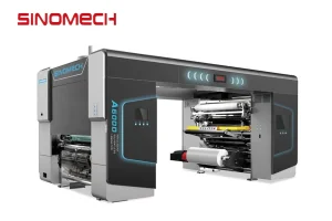 آلة لaminating من Sinomech نموذج A600d مع خط رقمي كامل للتغليف المرن سرعة 600mpm آلة laminating الفيلم