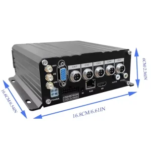SeemeTech 4 Channel 4G GPS WIFI Video Recorder ADAS DMS BSD Truck Bus Fleet Monitoring System Mobile DVR Kit 1 Year Warranty