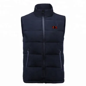 2022 Custom Dual Zone Control Wholesale Winter Womens Heated Clothing Sleeveless Coat