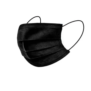 Mascarilla negra desechable 3 capa
