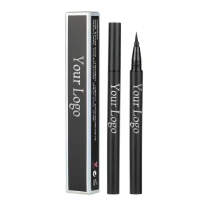 Private Label Waterproof Liquid Eyeliner Pen Custom Logo Long Lasting Quick Dry Mineral Formula Color Eyeliner