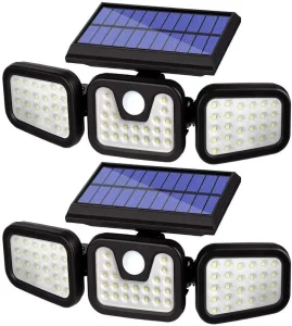 3-Head Solar Security Lamp