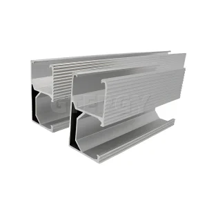 Aluminum Rail for PV Roof Solar Panel Mounting Structure with Durable Solar Panel Rail