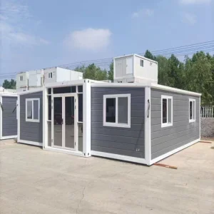 Waterproof, Fireproof. Villa Shipping Flat Pack Movable House Container Home ODM Expandable Prefabricated House