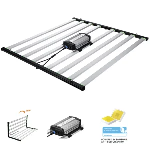 Hydroponic Samsung Lm301h Full Spectrum Led Grow Light Bar Dimmable And Foldable