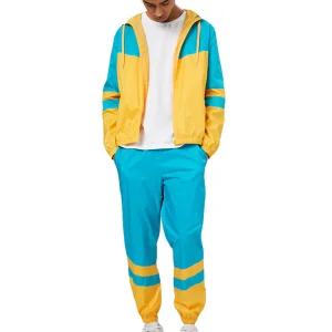 Best Design Men's Professional Windbreaker Set High Quality Light Weight Winter Custom Logo Quick Dry Windbreaker Tracksuits