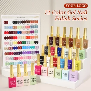XEIJAYI Private Label 15ml Non-Toxic Long Lasting UV Gel Polish Set in Colorful Bottles for Salons DIY Use