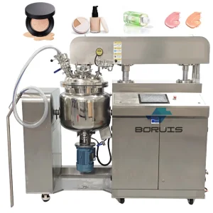 Cosmetic Machinery Cream Manufacturing Equipment Facial Body Lotion Maker Making Mixer Vacuum Homogeneous Emulsifying Machine