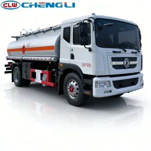 Fast Assembly Fuel Bowser Truck Dongfeng Dolica D9 12.75 Cbm 10t Tank with Refueling Pump