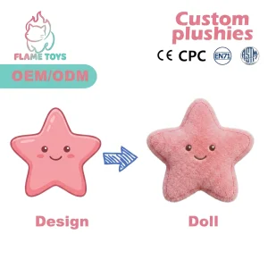 Verified Supplier Custom Super Soft Plush Embroidered Cartoon Plant Stress Relief Toy for Holiday Season CE EN71