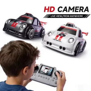 Upgraded Model Four-Wheel Desktop Mini RC Car Vehicle with Camera Remote &amp; Induction Following Controlled Drift Car