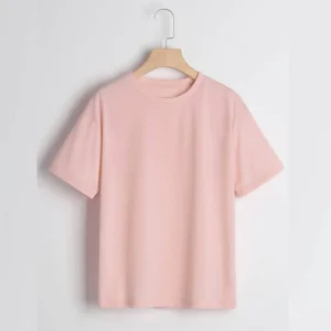 Casual Wear Men's 100% Cotton Solid Short Sleeve T-Shirt