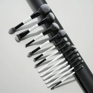 New Custom Professional Double Ended Makeup Brushes Vegan Synthetic