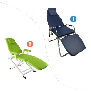 LK-A37C Foldable Portable Dental Patient Chair with Spittoon Lamp and Tray