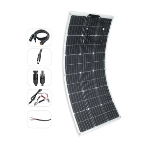 Panel Solar Portátil Ligero techo coche