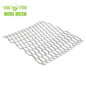 Heavy Duty Walkways Hexagonal Hole Flat Expanded Metal Mesh Sheet