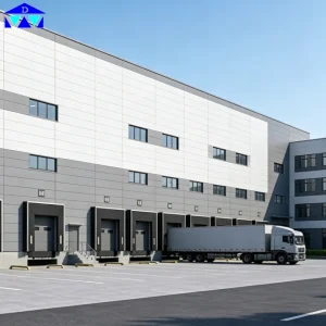 Space Maximized Custom Dimension Metal Storage Facility Building for Distribution Center