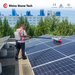 Escova de Limpeza com Cerdas para Painéis Solares