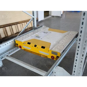 Warehouse Semi-autometic Racking System 4 Ways Direction Shuttle Car Remote Control Radio Shuttle Racking