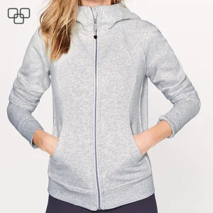 Climbing Hiking Sports Jackets Womens Coat With Fleece Custom Dry Fit Workout Thumbholes Yogawear