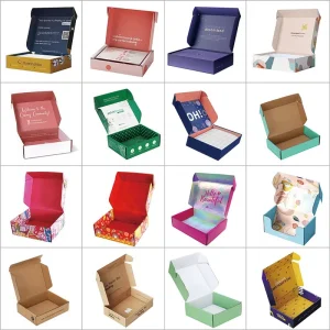 Caja de embalaje premium elegante para comercio electrónico caja de embalaje premium