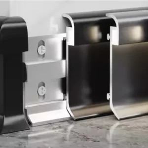 Aluminum Extrusion Profile Skirting LED Channel for Baseboard LED Lighting