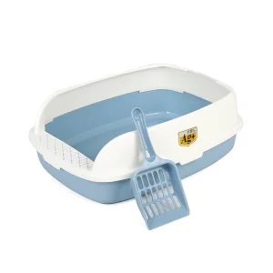Pet Supplies Litter Box Semi-Enclosed Anti-Splash Litter Box Two-Color Ventilation