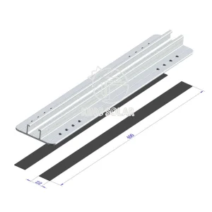 Sloping Rooftop Solar Panel Mini Rail Mounting System