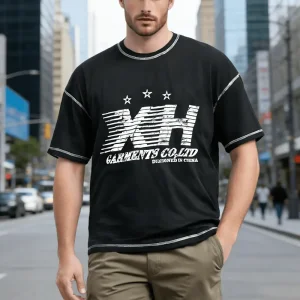 Custom XH25-PB0806-C Customize Men T-shirt