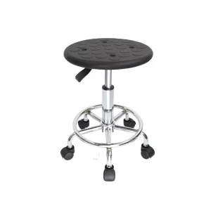 Adjustable Swivel Conductive Leather Lab Stool for Clinic