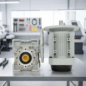 RV Aluminum Shell Reducer Motor with Worm Gear Reduction Box 3 Phase Worm Gear Speed Reducer Asynchronous Motor