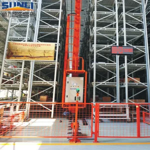 Heavy Duty Sunli AS/RS Automated Storage Retrieval System Steel Pallet Racking High Efficiency Powder Coated ISO9001/CE